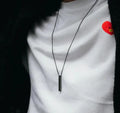 4D Bar Engraved Pendent